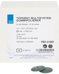 TD Multisystem Gummipolierer Linse