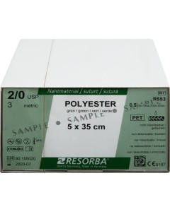Polyester Nahtmaterial 2/0