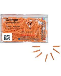 Holzkeile 11,5mm orange Pa 200