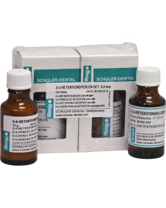 Retentionsperlen m.Kleber 0,4mm Set