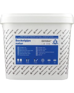 Sockelgips natur weiß Eimer 10kg