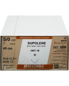 SUPOLENE Nahtmaterial HRT18 5/0