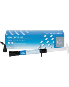 GC GRADIA PLUS Paste LB-rot
