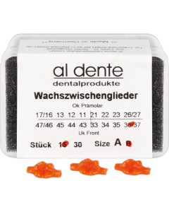 Wachseinzelteile Gr.B Zahn 36-37