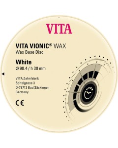 VIONIC WAX white D98,4mm H30mm St