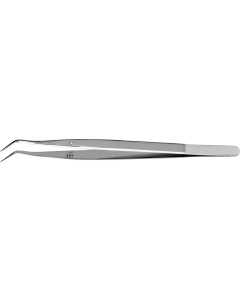Pinzette gerieft Meriam m.Stopstift
