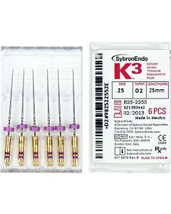K3 NiTi-Feile Taper.02 25mm