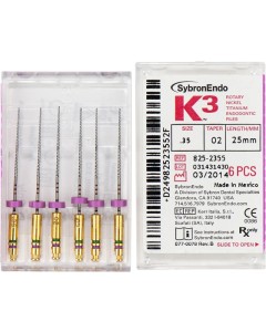 K3 NiTi-Feile Taper.02 25mm