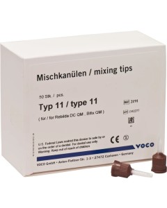 Mischkanülen braun Typ 11 Pa 50