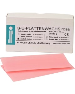 Plattenwachs rosa Stand. elastisch