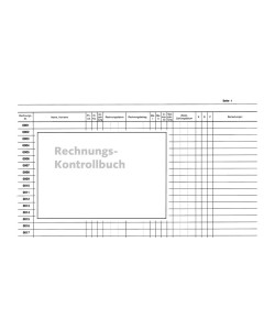 Einlageblatt Rechnungskontrollbuch