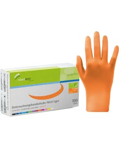 smart Nitril light orange L Pa 100