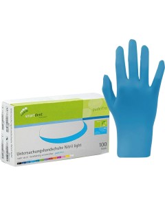 smart Nitril light blue L Pa 100