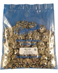 Miniaturbürste unmontiert 124/21mm