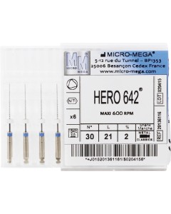 HERO 642 Feilen ISO 030 L21mm 2%