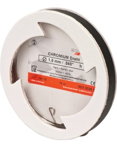 CHROMIUM-Draht 1,0mm hart 10m