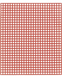 Wachsgitter rot 7,5x6,5cm Pa 20