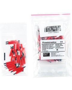 Pinseleinsätze rot Pa 2x50