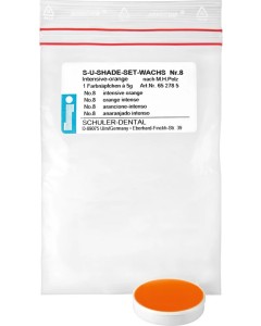 Shade Set Wachs 8 intensiv-orange