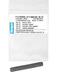 Shade Set Wachs 13 LANZETTE silber
