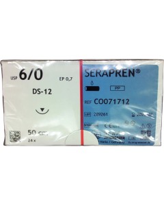 SERAPREN blau 50cm 6/0 DS12 Pa 24