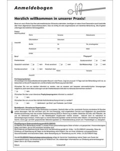 Anmeldebogen A4 2-seitig