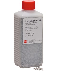 Edelstahlgranulat Flasche 1,2kg