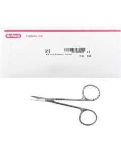 Schere Iris fein gebogen S18 St