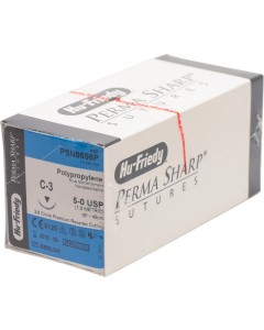 Nahtmaterial Polypropyl.5-0NA/C-3