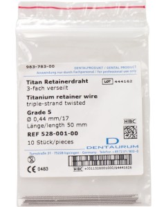 Titan Retainerdraht 3fach verseilt