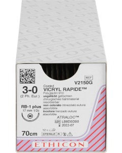 VICRYL RAPID ungef.70cm 3-0 RB1