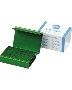 Aluminium Bur Block grün St