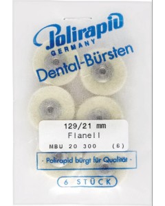 Miniaturbürste unmontiert 129/21mm