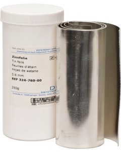 Zinnfolie L57cm S0,60mm Ro 250g