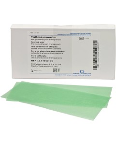 Plattenwachs Standard grün