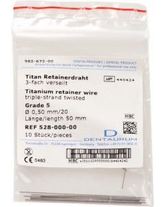 Titan Retainerdraht 3fach verseilt