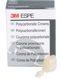 Temporäre Polycarbonat-Kronen P-52