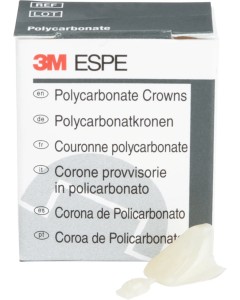Temporäre Polycarbonat-Kronen P-103