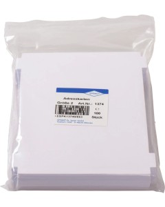 Adresskarten Gr.2 Pa 100
