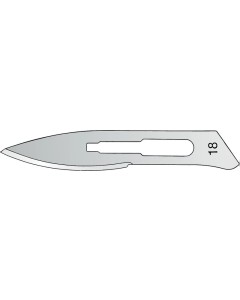 Skalpellklingen Fig.18 steril