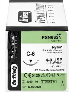 Nahtmaterial Nylon 4-0NA/C-6