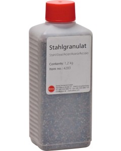 Stahlgranulat Flasche 1,2kg