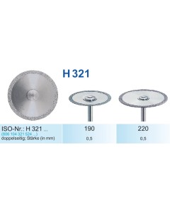 Diamantscheibe HP321 190 DS 0,5mm
