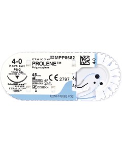 PROLENE blau Monofil 45cm 4-0 PS4