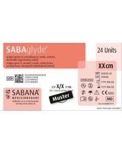 SABAglyde violett DS-13 5-0 45cm 1