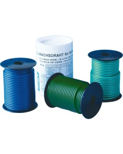 S-U-Wachsdraht M-hart grün D3,5mm