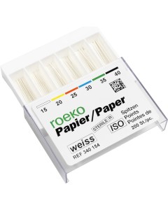 Papierspitzen weiß ISO035 Pa 500