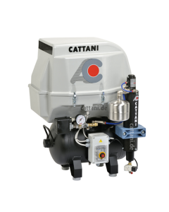 Cattani 1-Zylinder-Kompressor mit 30l Tank & Schallschutzhaube NEU 